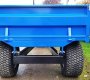 Oxdale 1.5 ton Tipping Trailer - rear view close-up